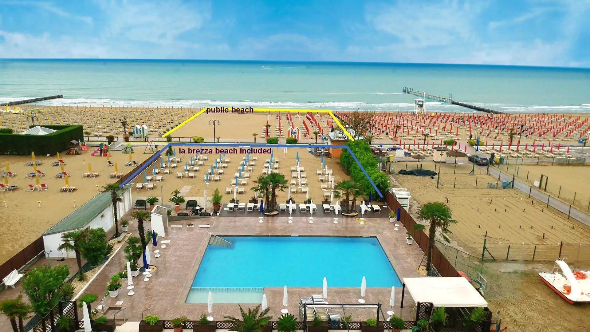 Hotel La Brezza frontemare Lido di Jesolo